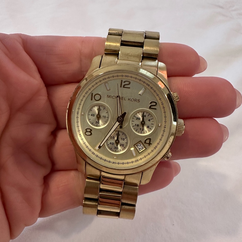 Michael Kors Gold-Tone Bracelet Watch